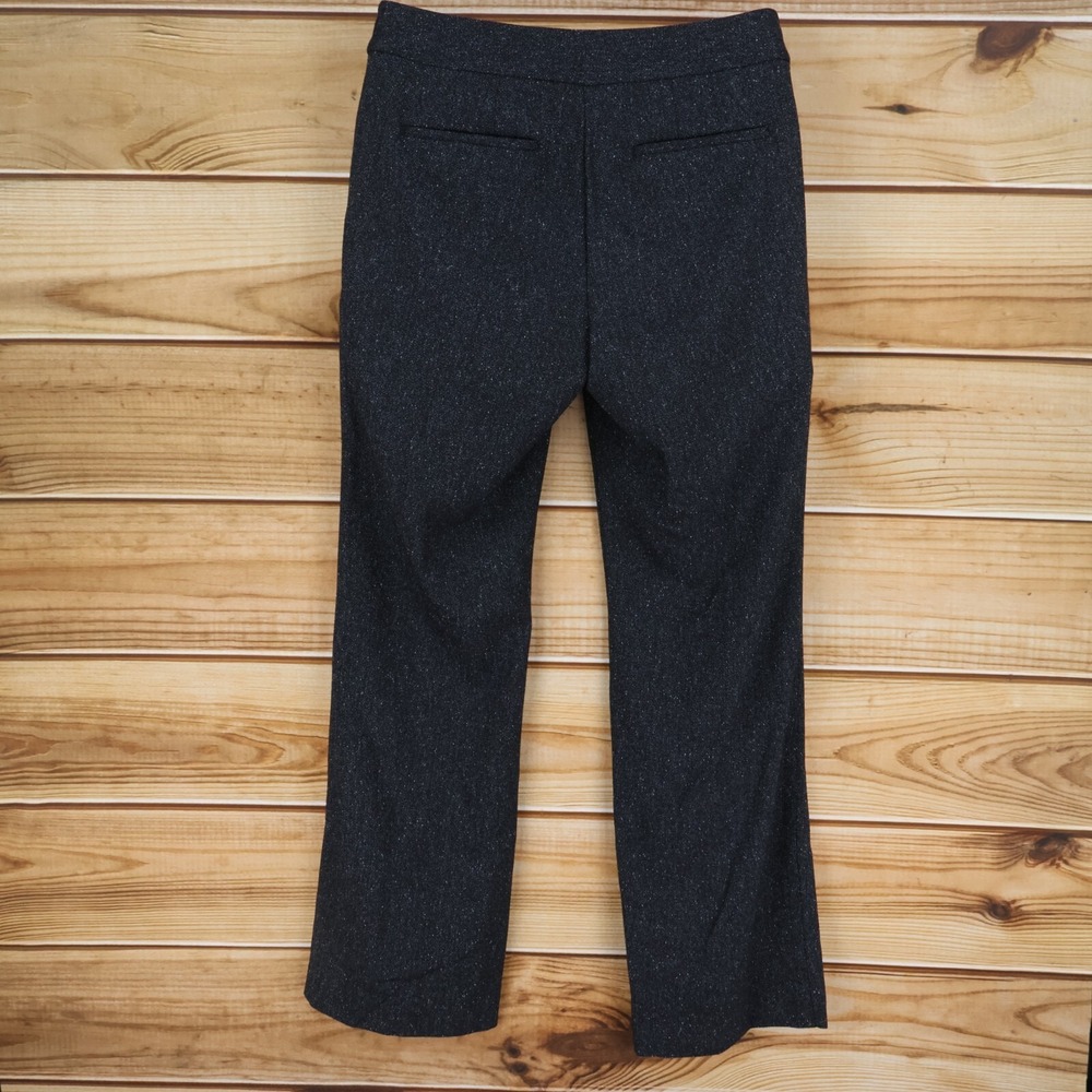 Ann Taylor Dress Pants Womens 8 Gray Heathered Pockets Mid Rise Business Career - Picture 2 of 8